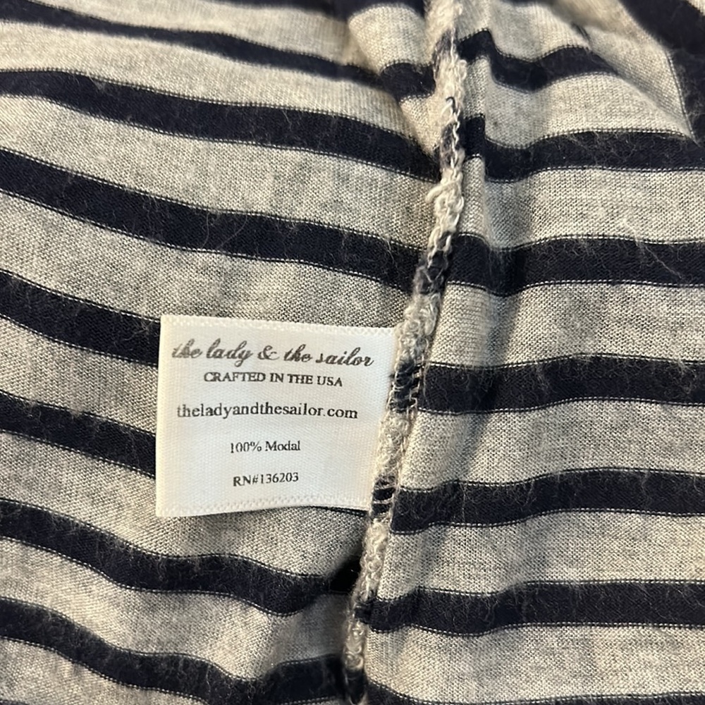 The Lady & the Sailor Midi Length Lightweight Stripe Dress - Picture 5 of 5